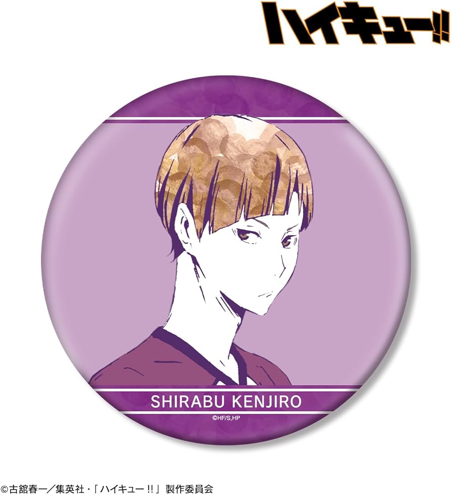 Amazon.co.jp: ハイキュー!! 白布賢二郎 Ani Art 第1弾 BIG缶バッジ
