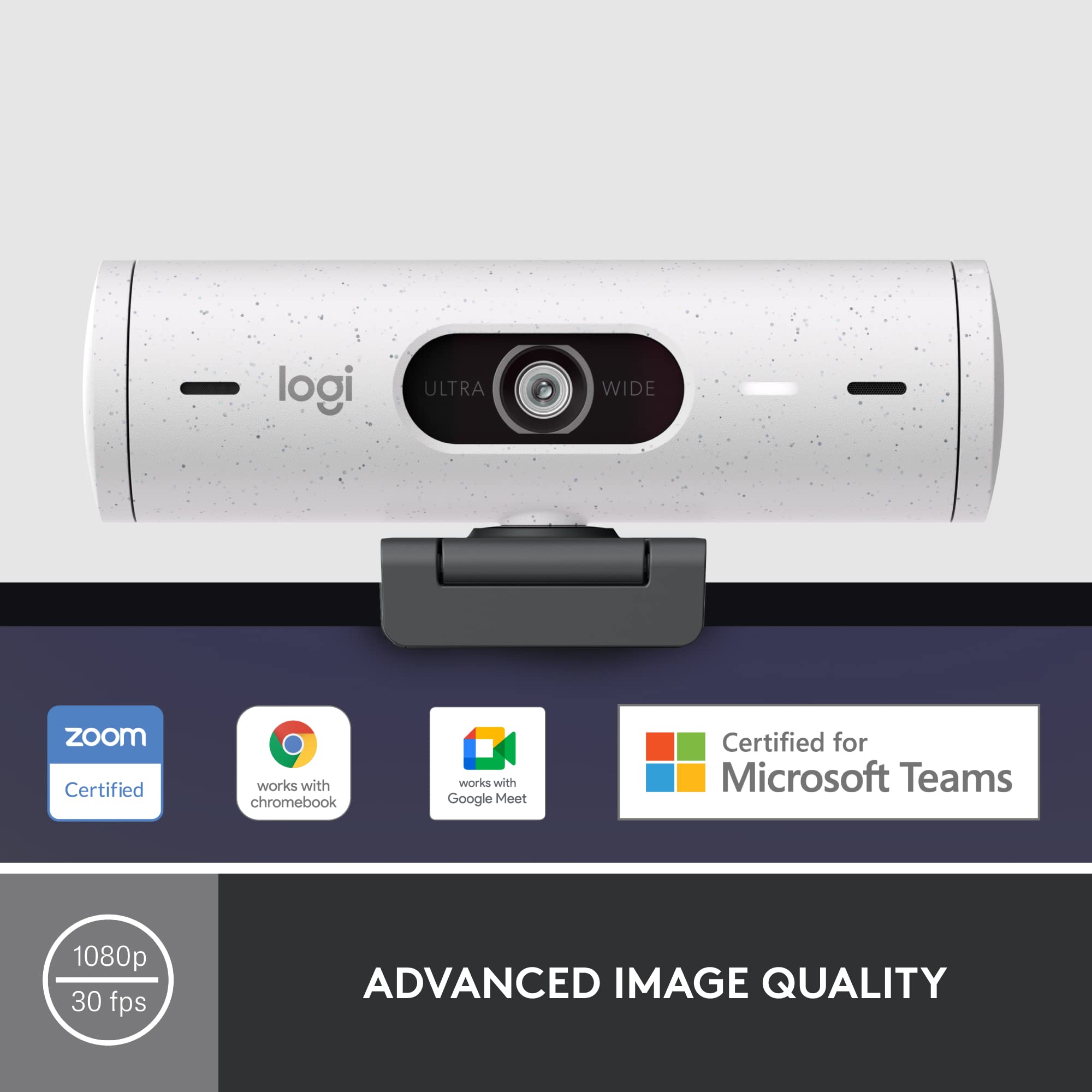 Amazon.co.jp: Logitech Brio 500 フルHD ウェブカメラ 自動光補正