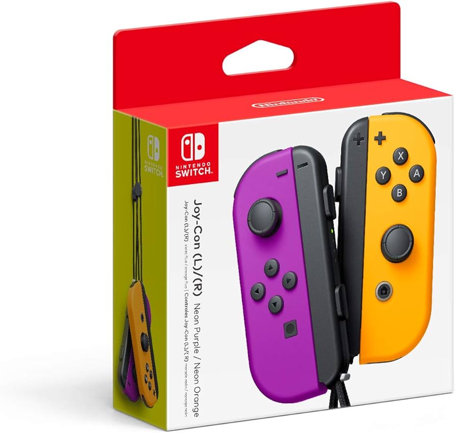 Nintendo Joy-Con (L)/(R) -Neon Purple/Neon Orange for Nintendo