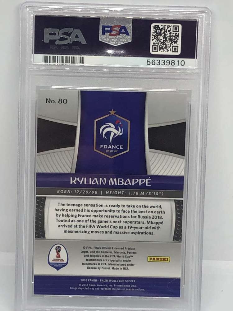 Amazon.com: 2018 Panini Prizm World Cup #80 Kylian Mbappe France