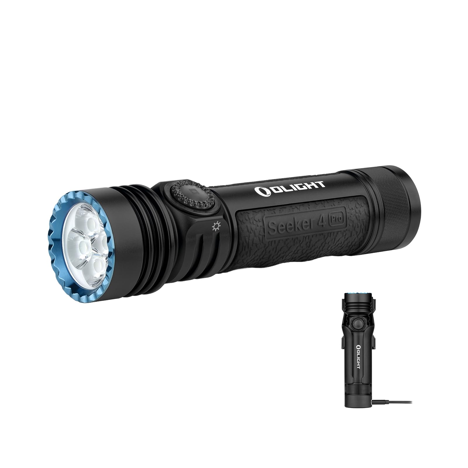 OLIGHT Seeker 4 Pro Torcia LED Ricaricabile ad Alta Potenza da