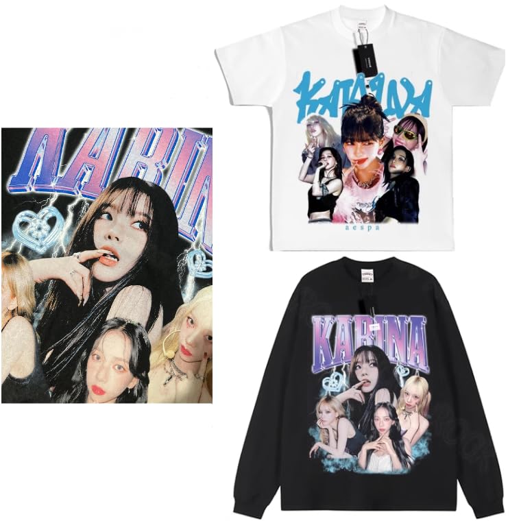 Amazon.co.jp: AESPA カリナ グッズ Tシャツ パーカー 印象 スウェット