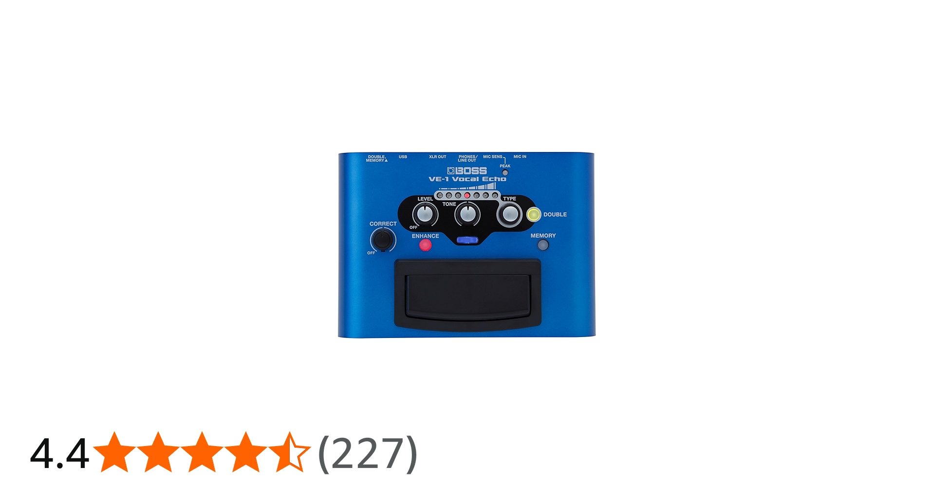 Amazon | BOSS ボス ボーカルエコー VE-1 電池/AC 電源の 2 電源方式