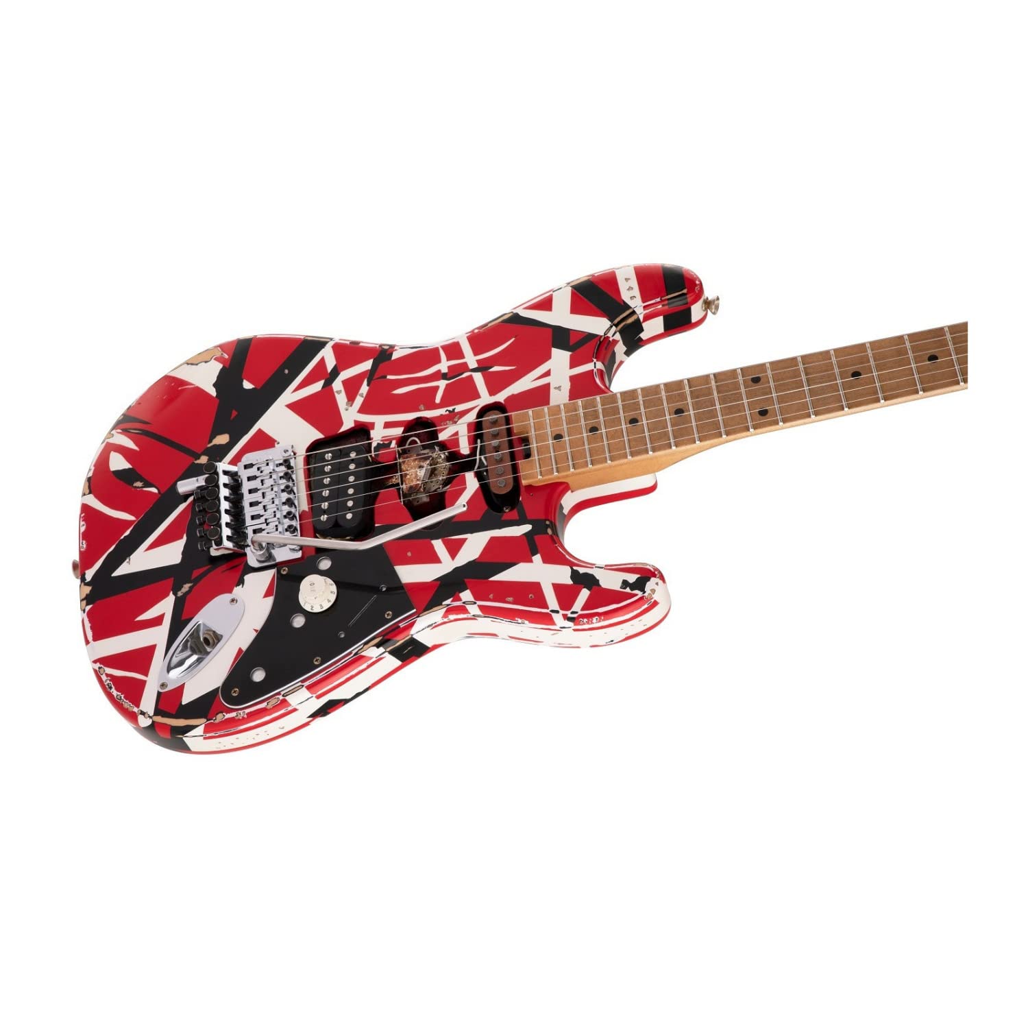 Amazon.com: EVH Striped Series Frankenstein Relic - Red/Black