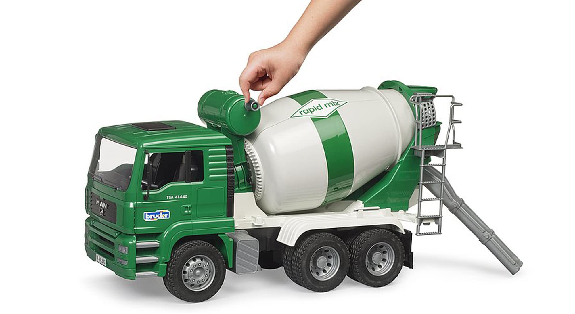 Amazon.co.jp: bruder ブルーダー MAN セメントミキサー GREEN BR02739