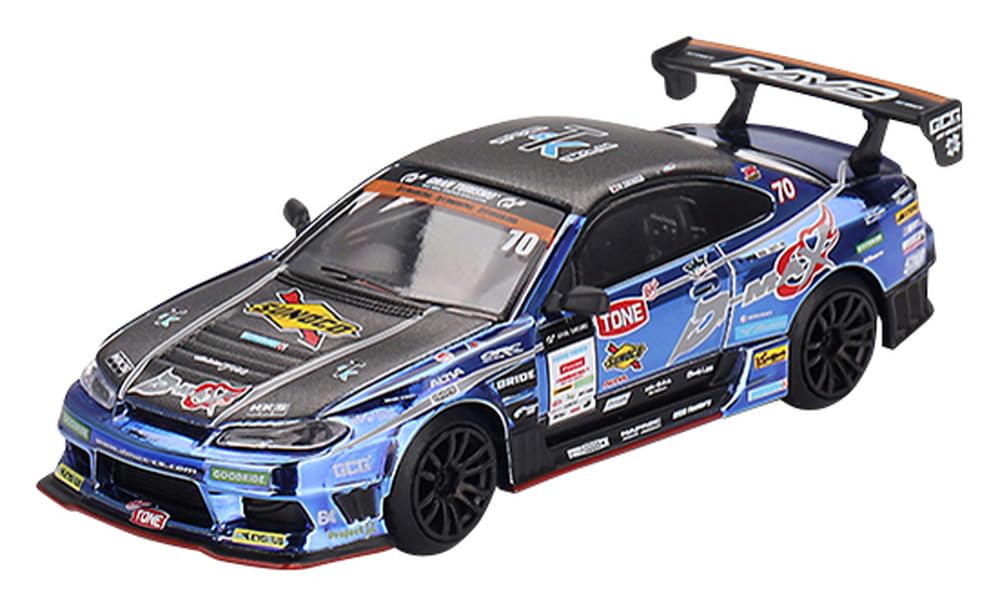 Amazon | MINI GT 1/64 Nissan シルビア (S15) D1 GP 2023#70 D-MAX