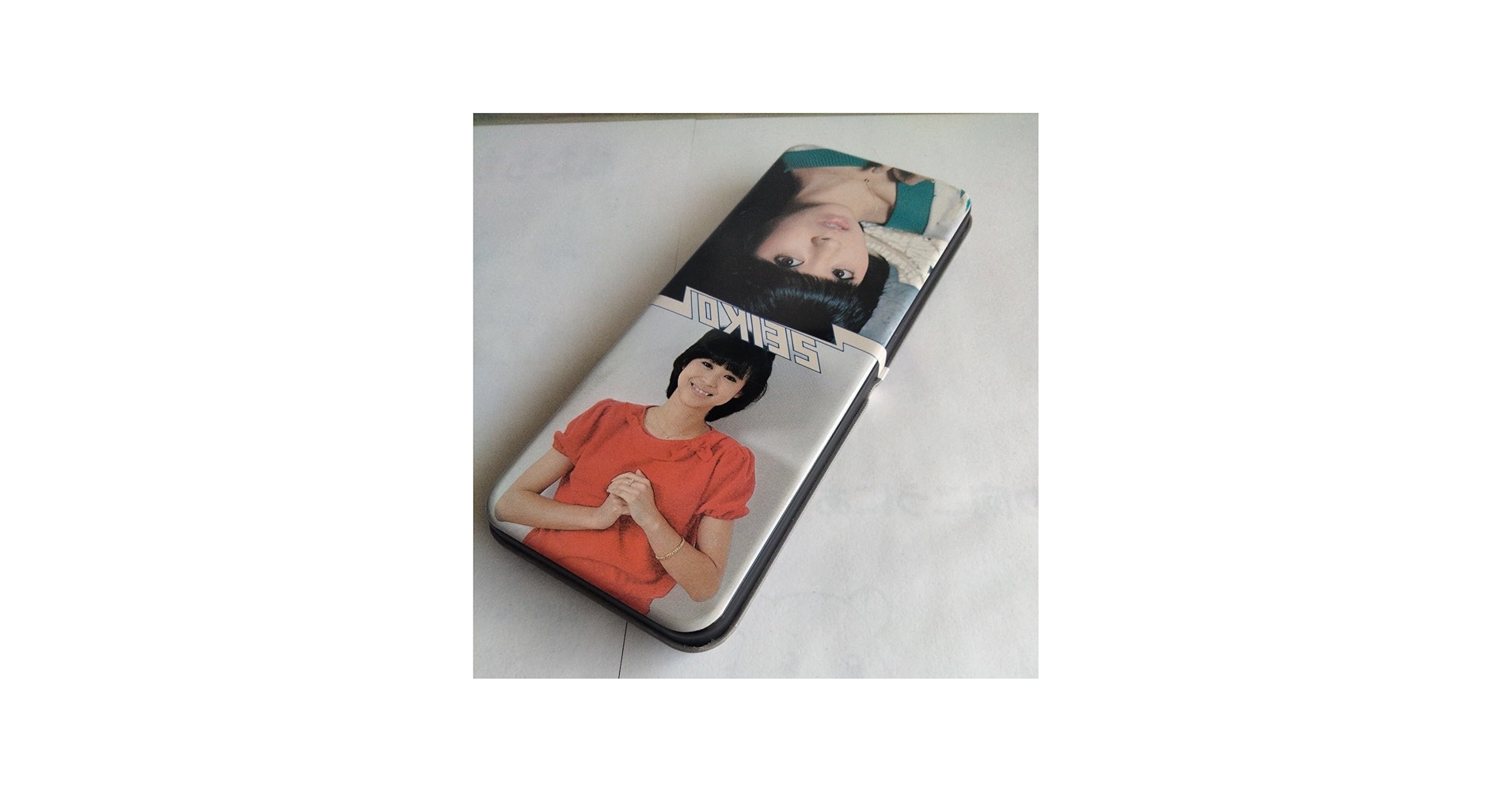 Amazon.co.jp: 約40年前 松田聖子 缶ペンケース 筆箱 カンペン