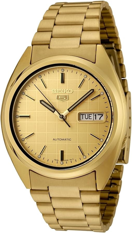 Amazon.co.jp: セイコー (Seiko) メンズ SNXL72 Seiko 5 自動ゴールド