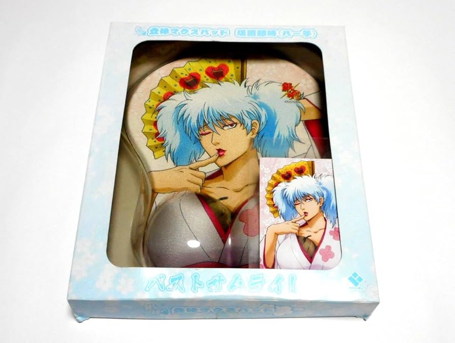 Amazon.co.jp: 銀魂 立体マウスパッド 坂田銀時 パー子 ブロマイド付き