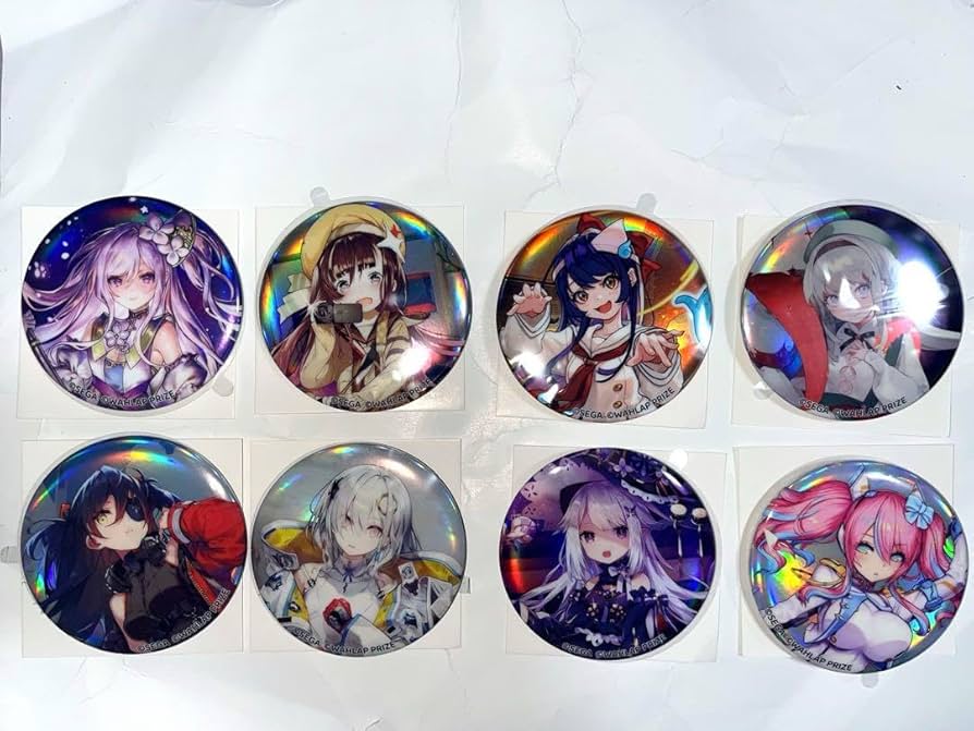 Amazon.co.jp: チュウニズム CHUNITHM 缶バッジ 8点セット 海外限定