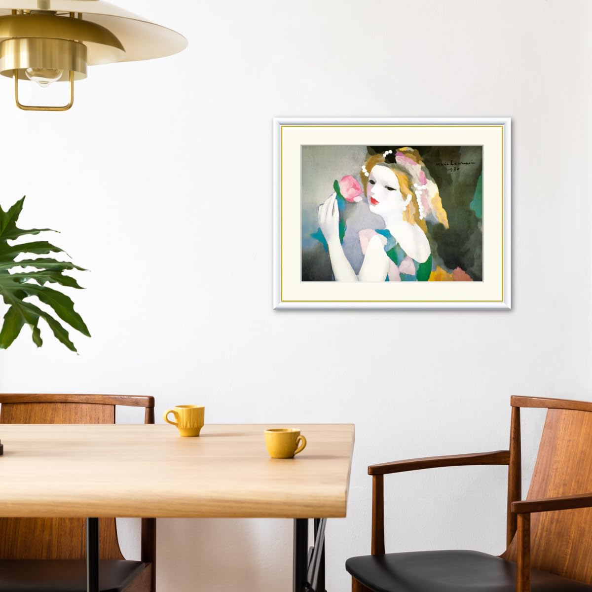 Amazon｜バラの女 マリー・ローランサン 42× 52㎝ F6 J1-175 額入り