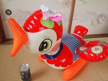 Amazon.co.jp: 昭和レトロ タカラ 空ビ 幼児乗用 空気ビニール 人形