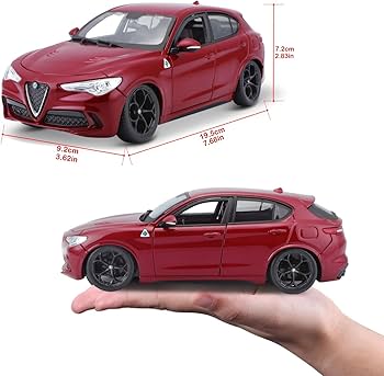 Amazon | Bburago（ブラーゴ） 1/24 アルファ ロメオ ステルヴィオ