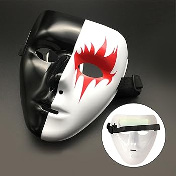 Amazon.co.jp: [nacyvcos] ハロウィン お面 マスク 仮面 4点セット