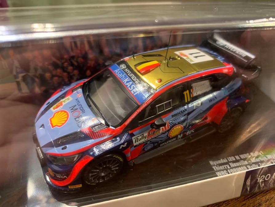 Amazon.co.jp: HYUNDAI ヒョンデ i20 N WRC Rally1 優勝記念ミニカー