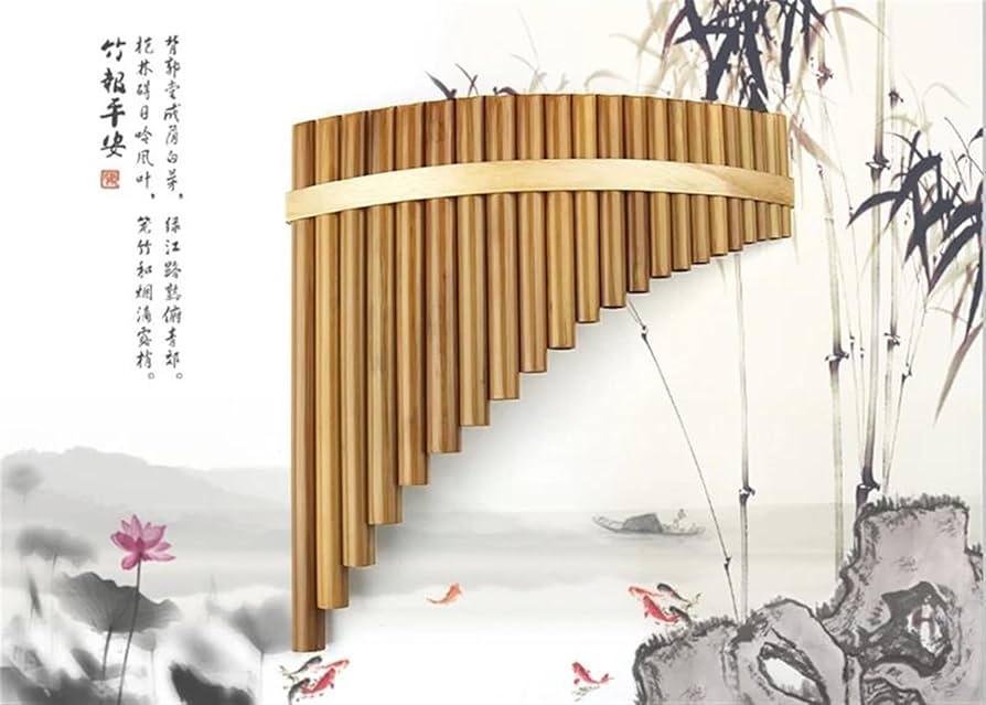 Amazon | パンフルート初心者用 手作り木製竹パンフルート 22 パイプ木