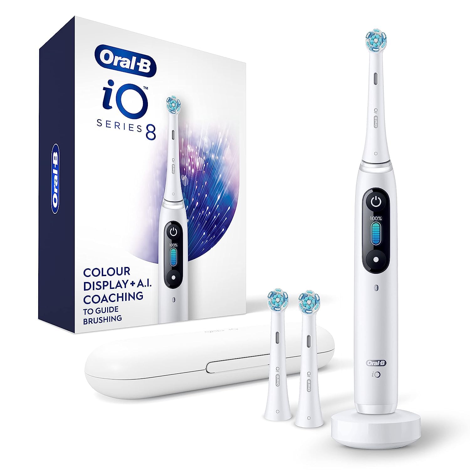 Amazon.com : Oral-B iO Series 8 Electric Toothbrush with 2