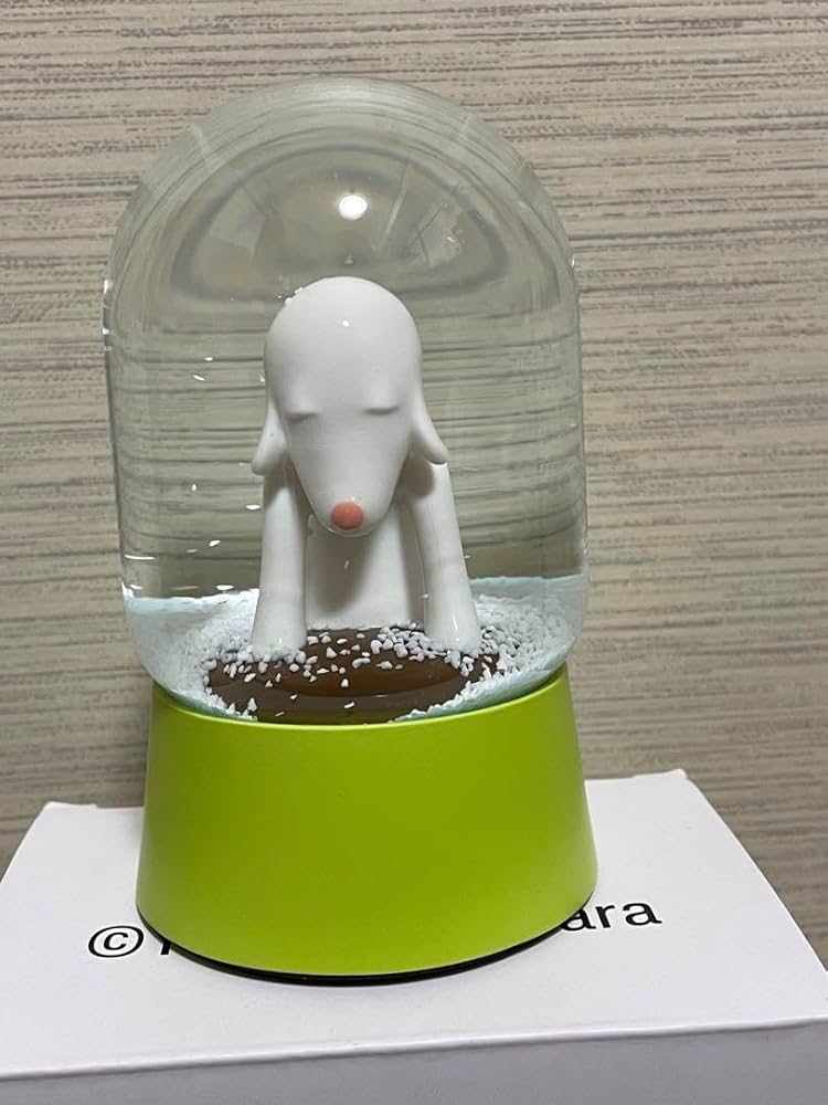 Amazon.co.jp: 「奈良美智」スノードーム あおもり犬 青森県立美術館