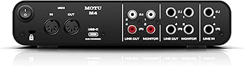 Amazon.co.jp: MOTU M4 4in 4out USBオーディオインターフェース 国内