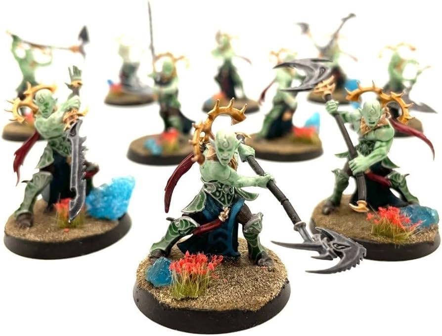 Amazon.com: Idoneth Deepkin Namarti Thralls 10 Painted Miniatures
