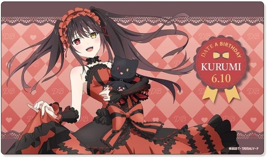 Amazon.co.jp: デートアライブV 時崎狂三 ラバーマット : おもちゃ
