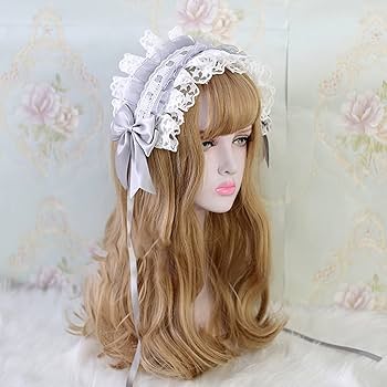 Amazon.co.jp: ラブリースウィートヘアバンドメイドコスプレヘッド