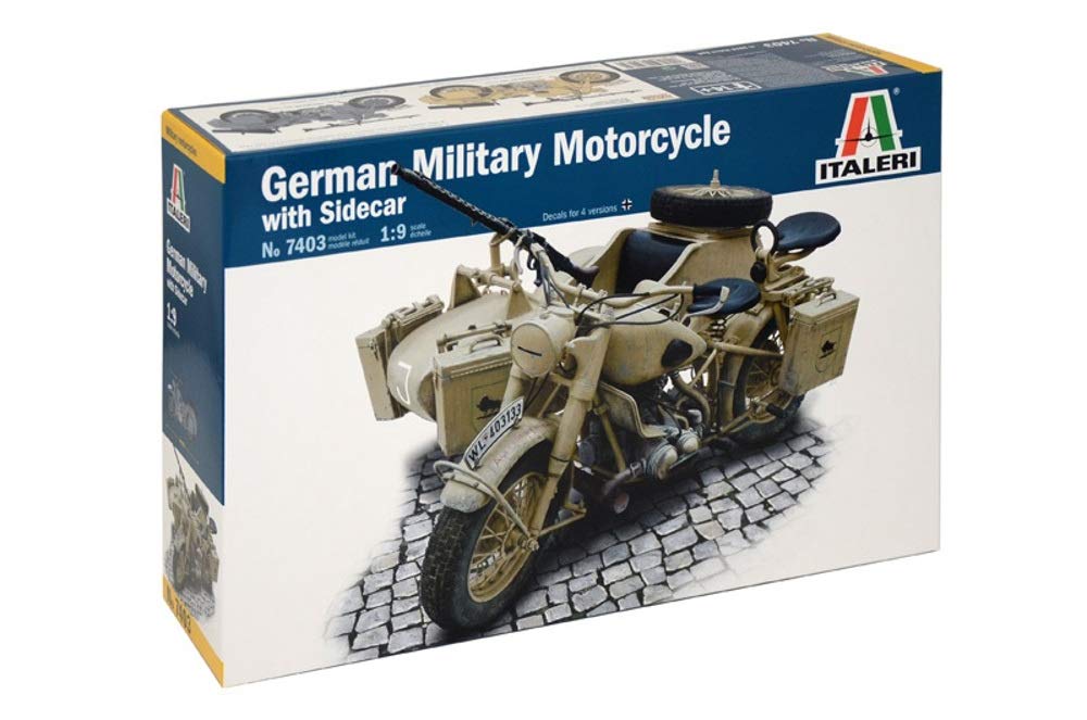Amazon.com: Italeri 7403S 1/9 BMW R75 German Military Mtrcycle w