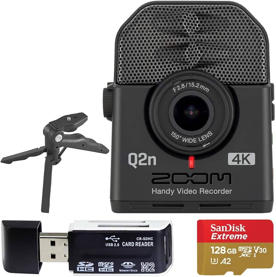 Amazon | Zoom Q2n-4K 超ハンディビデオレコーダー + 128GBメモリー