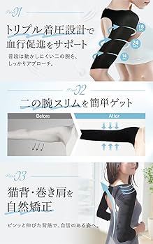 Amazon.co.jp: [Slim Feather] Slim Feather Compression Upper Arm