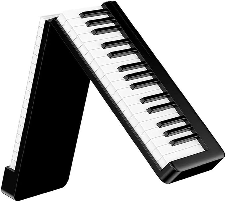 Amazon | 61 キー折りたたみピアノキーボード電子ピアノ音楽