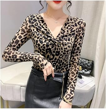 Amazon.co.jp: [満天屋] 秋春 社交ダンス衣装 ダンスウェア レオパード