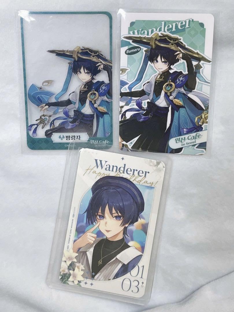 Amazon.co.jp: 原神 カフェ 韓国 誕生日記念 数量 放浪者set : ホーム