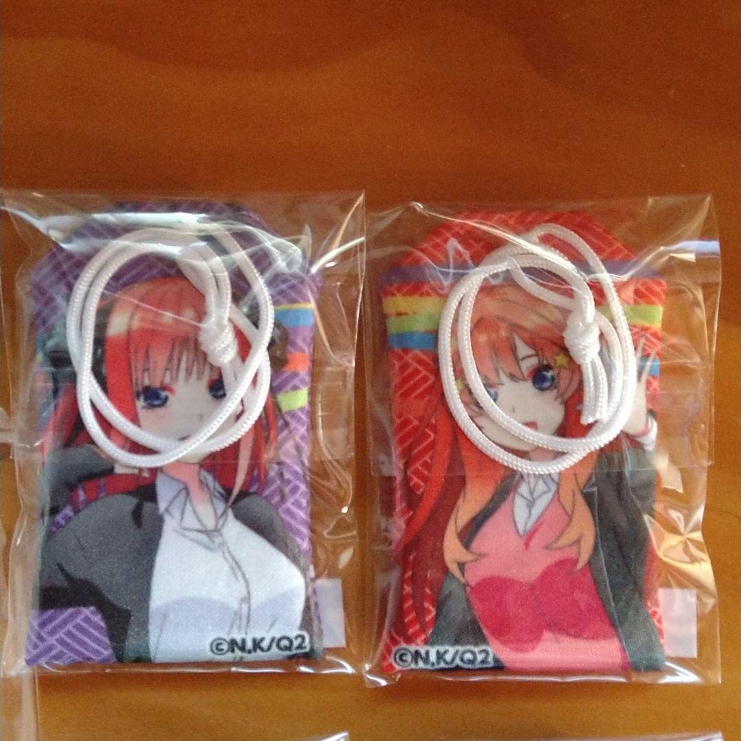 Amazon.co.jp: 五等分の花嫁 御朱印帳 お守り5人分セット身延山久遠寺