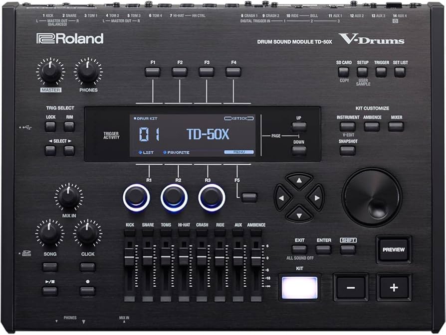 Amazon | Roland V-Drums TD-50X 電子ドラム サウンドモジュール