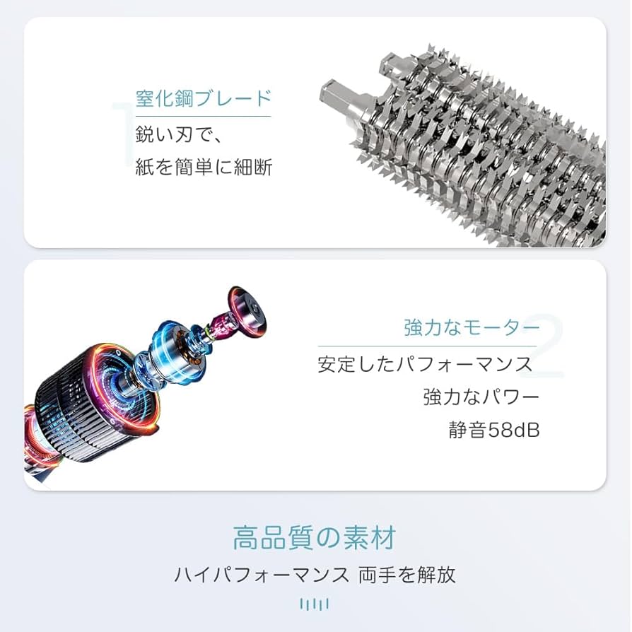 Amazon.co.jp: Gulcircle シュレッダー 電動 家庭用 静音: 業務用