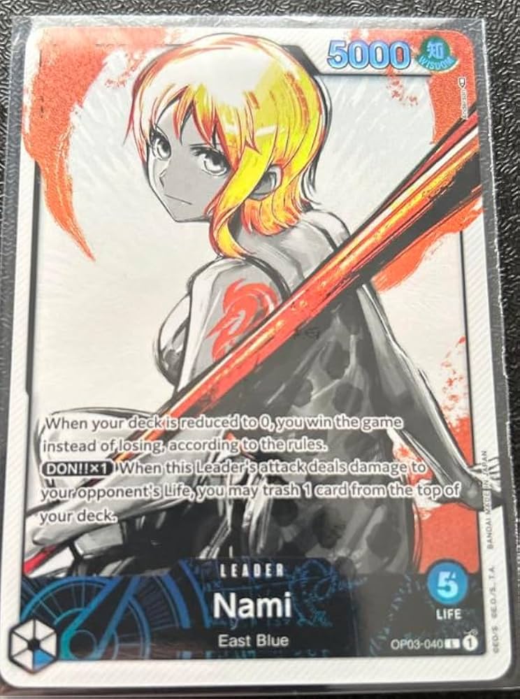 Amazon.co.jp: ワンピースカードゲーム ナミ リーダーパラレル 英語版