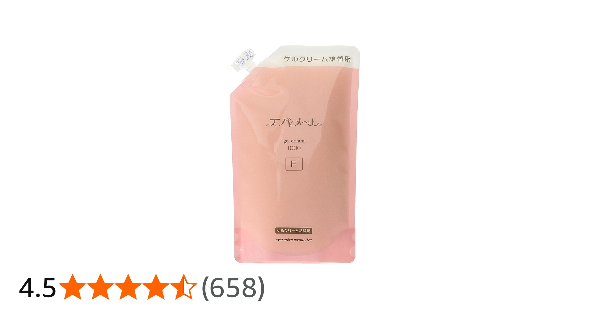 Amazon | エバメール ゲルクリーム 詰替1000g(E) | エバメール