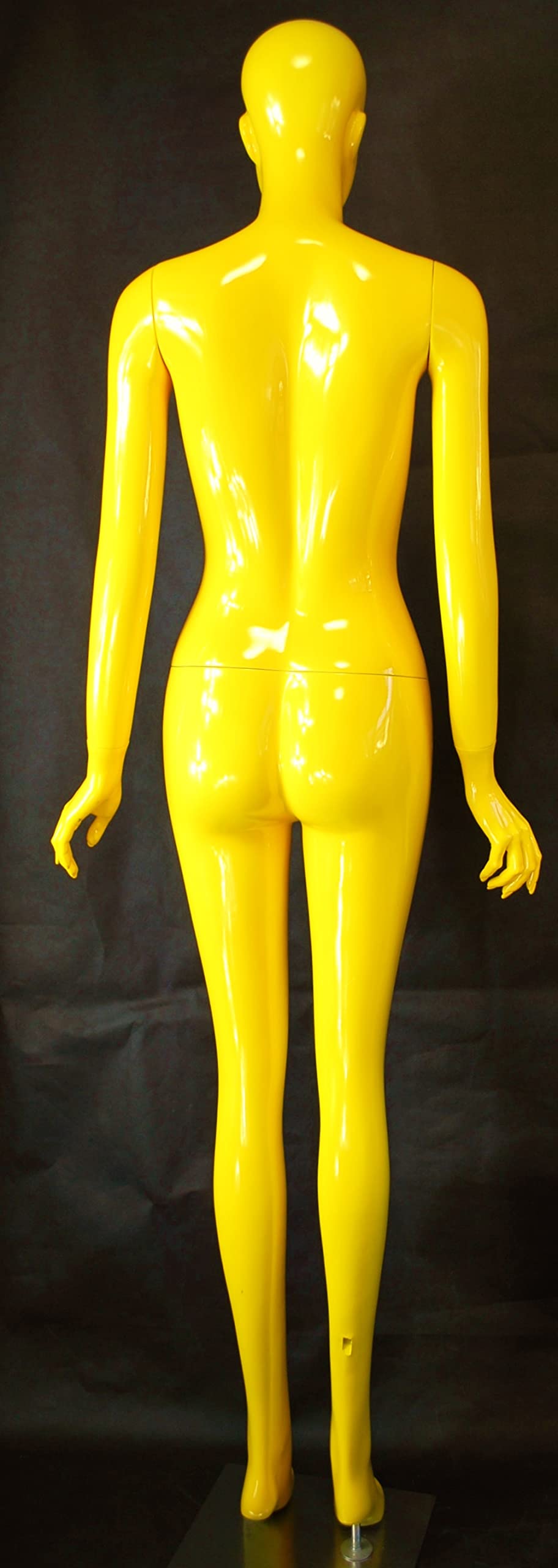 Amazon | マネキン女性全身リアルボディ MD-X2Y（黄色光沢） | 人形