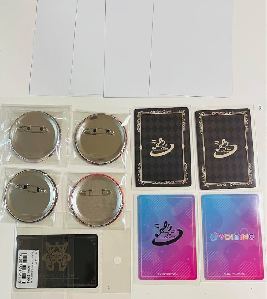 Amazon.co.jp: シクフォニ 暇72 ブロマイド L判 缶バッジ カード