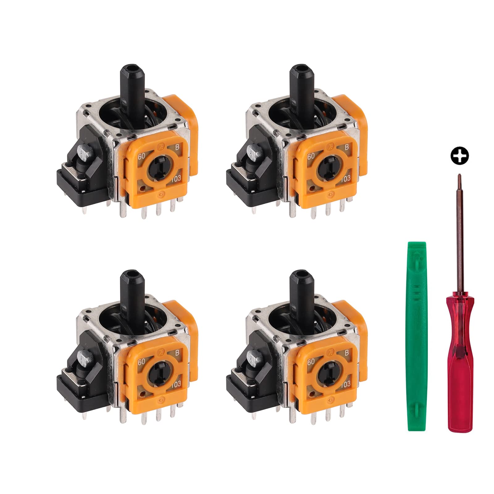 Amazon.com: 4pcs Joystick Replacement for PS4 Controller