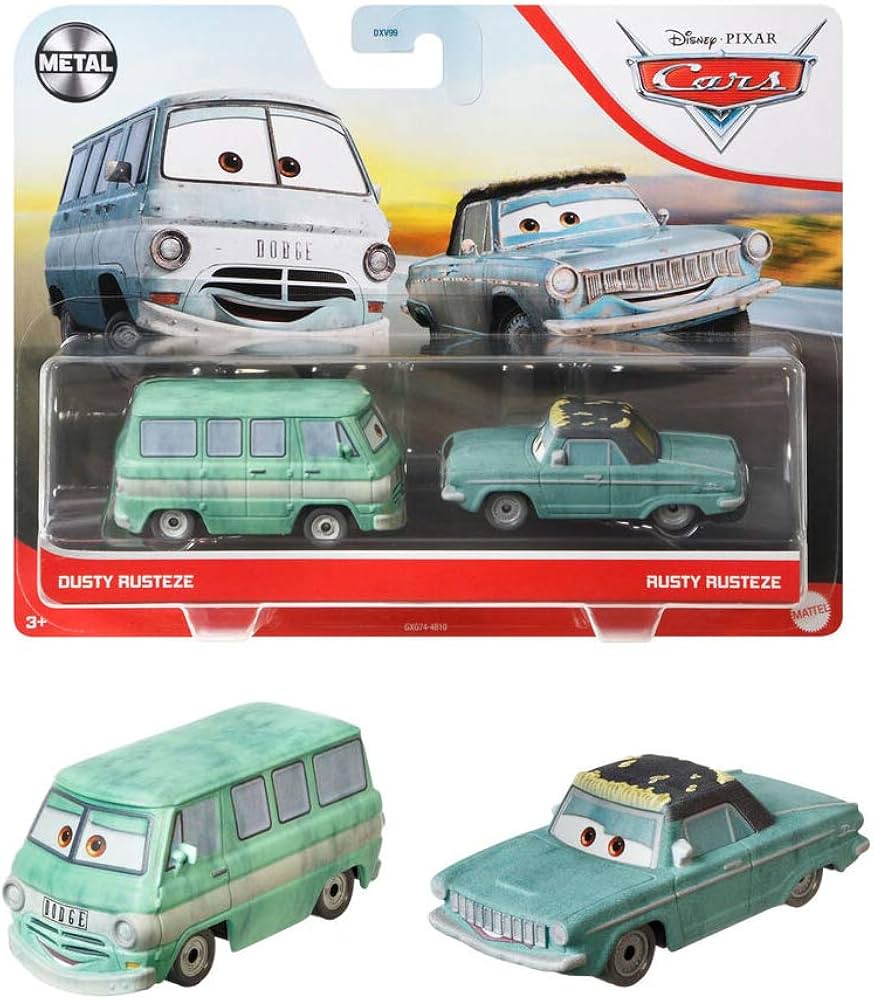 Amazon.com: Disney Cars Toys and Pixar Cars 3 Rusty & Dusty 2-Pack