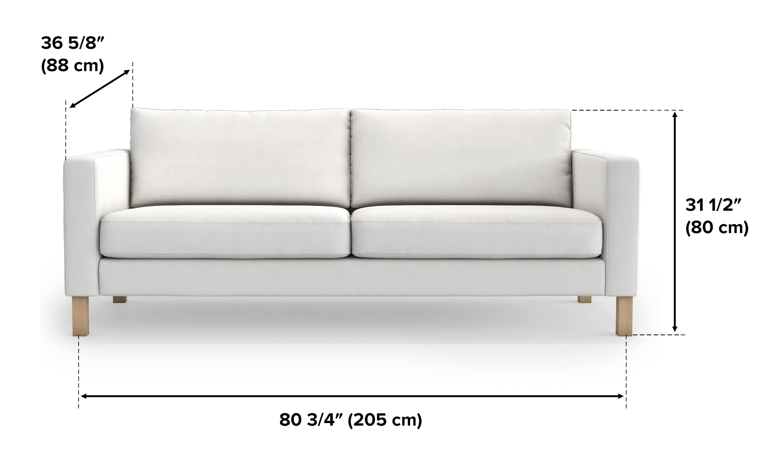 Amazon.com: FMCTL Karlstad Couch Cover Replacement for IKEA