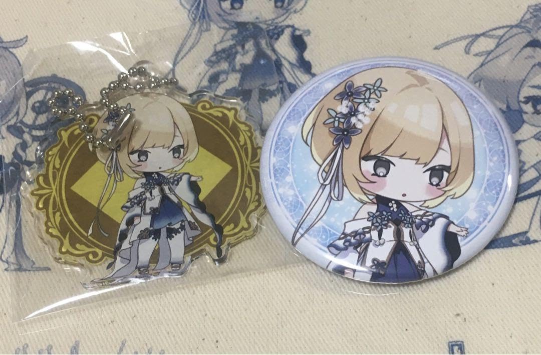 Amazon.co.jp: 終遠のヴィルシュ 終ヴィル あみあみ 特典 缶バッジ