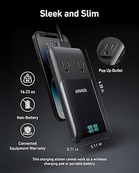Amazon.com: Anker Prime Charging Station, 140W 6-in-1 Travel Power