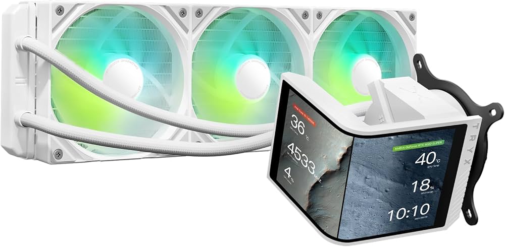 Amazon | TRYX オールインワン 簡易水冷 CPUクーラー PANORAMA SE