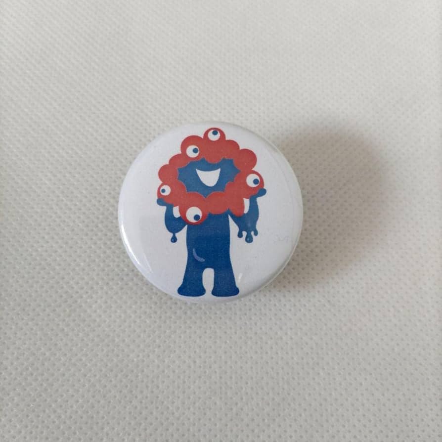 Amazon | 大阪万博 ミャクミャク 缶バッジ | バッジ | おもちゃ