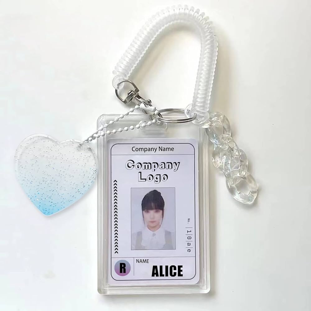 Amazon | アクリル製 Kpop フォトカードホルダー キーチェーン ID