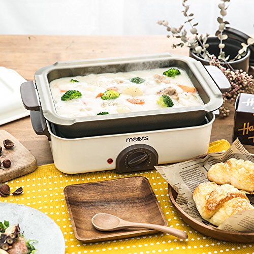 Amazon.co.jp: NEW コンパクト・ホットプレート 深鍋付き DXセット