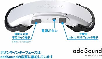 Amazon | 【次世代ヘルメット用オーディオシステム addSound】addSound