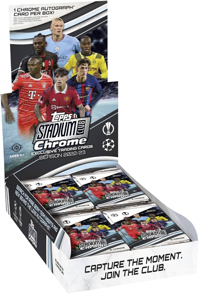 Amazon.co.jp: 2022-23 Topps Stadium Club Chrome UEFAクラブ